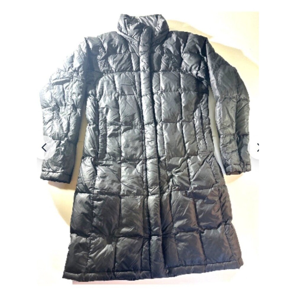 The North Face Womens Black Long Puffer Coat S/P Regular Nylon Down Insulation